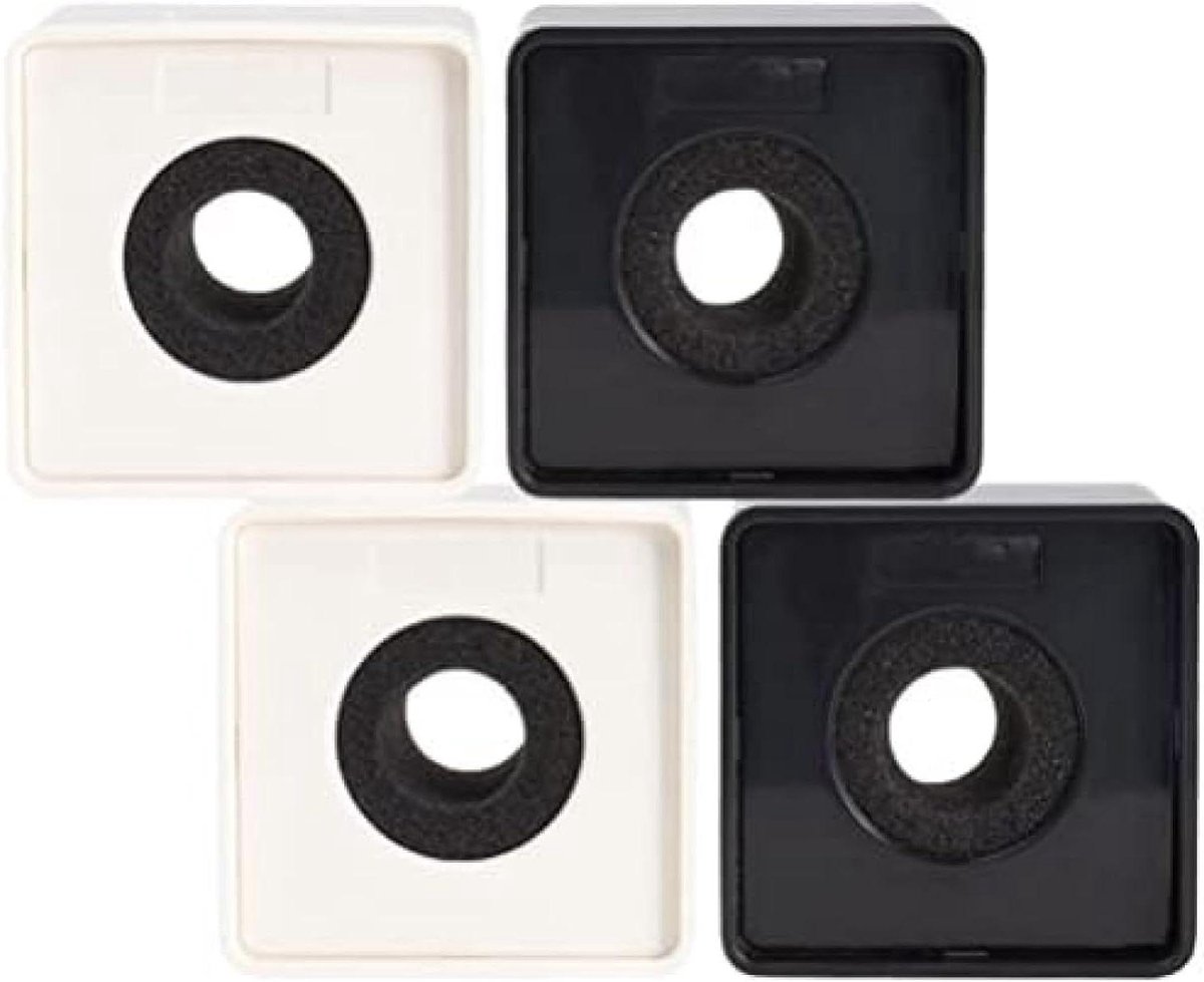 Microfoon Vlaggenstation - Logo Houder - Opnemen Content - Lichtgewicht Draagbaar - 4 Stuks - Diverse Kleuren