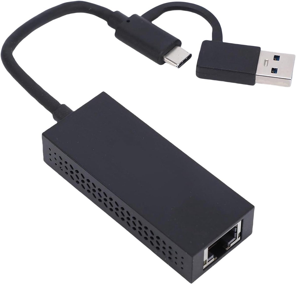 USB C Ethernet Adapter - Netwerkkaart - Snelle Internetverbinding - 2.5G Ultrasnel - Aluminium Legering - Grijs