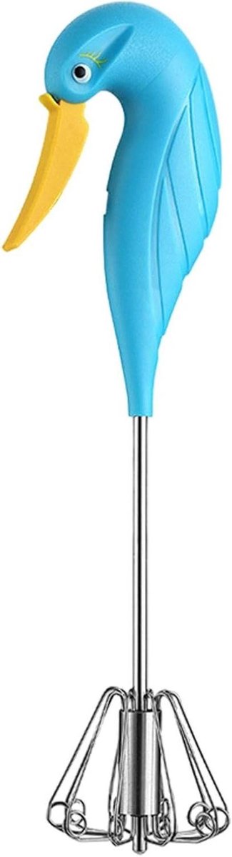Automatische garde - Keukenmixer klopper - Ingrediënten mengen - Unieke vogelgrip - 294 cm - Blauw