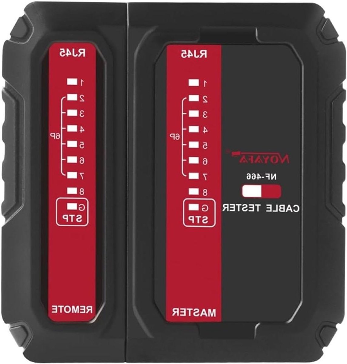 Kabeltester - Netwerkdetector - Storingen Opsporen - Automatische Scanmodus - 107x72mm - Grijs