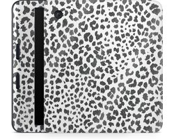 E-reader Skin – Beschermhoes Vinyl – Apparaat Personaliseren – Glanzende Glitter Finish – N.v.t. – Sneeuw Luipaard Print