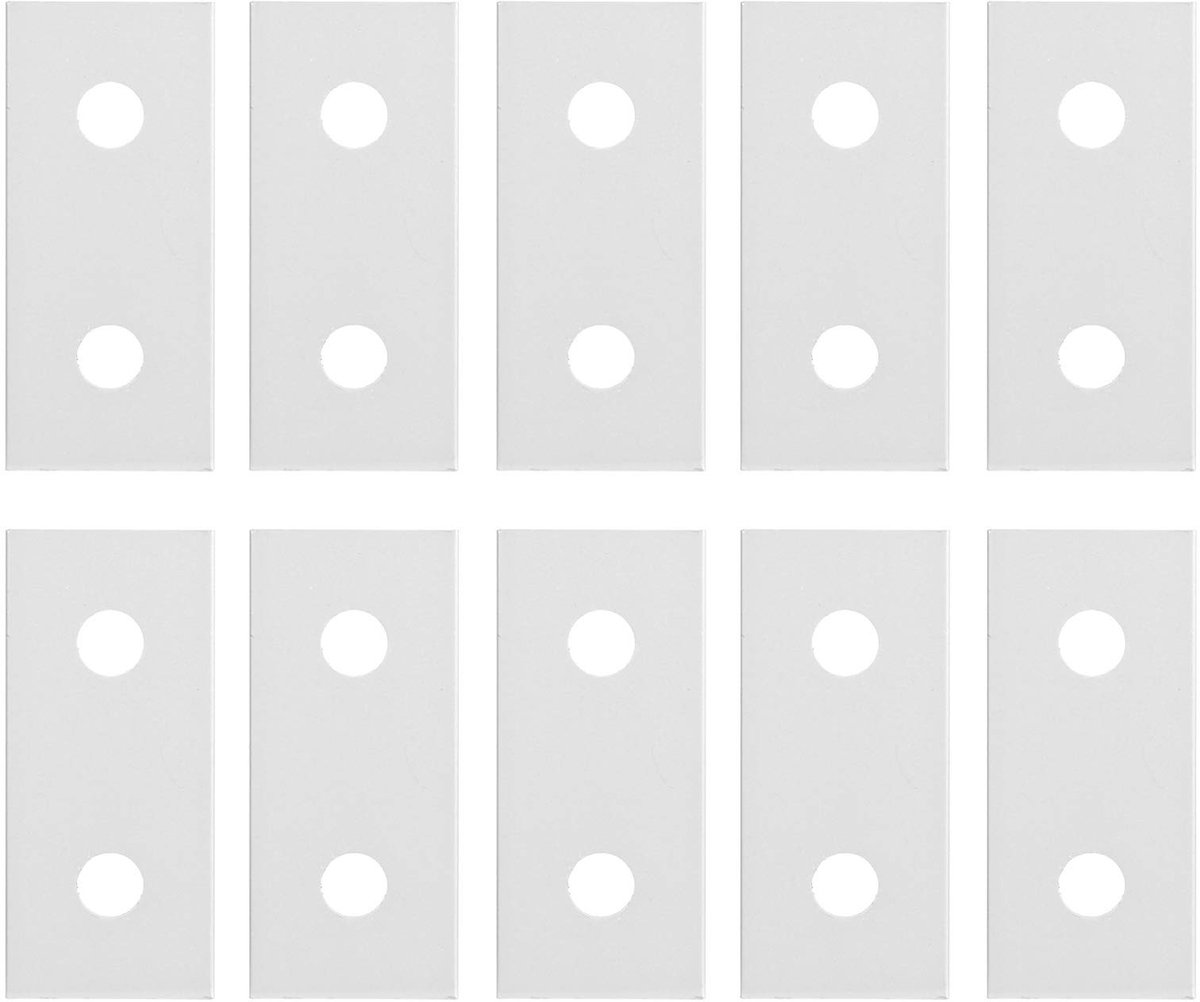 Cosensi - Dailygoods - Aluminium Hoekbeugel Verbindingsplaat Set van 10