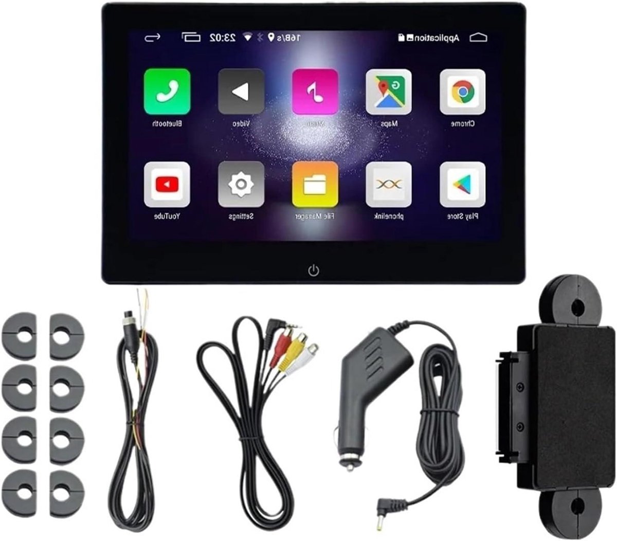 Automonitor - Hoofdsteun Scherm - Reizen Entertainment - HD IPS Touchscreen - 10.1 Inch - Zwart