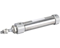 Pneumatische Cilinder - Dubbelwerkend - Industriële Automatisering - Kompakt Ontwerp - 10-30mm Boring - Metaal
