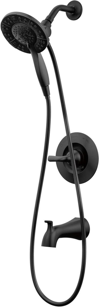 Douchekraan Set - Badkraan Douche - Luxe Douchen - Inclusief Handdouche - 6 Inch Kop - Mat