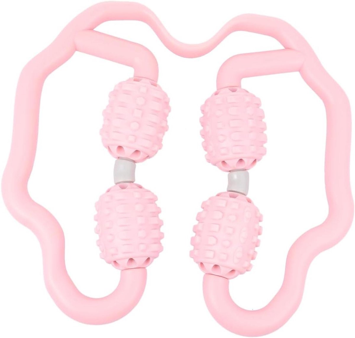 Massage Roller - Spierontspanner - Lichaamsmassage - Compact Ontwerp - 24 cm Lengte - Roze