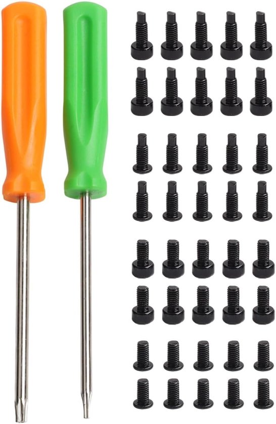 Deurbel Montage Kit - Schroeven Set - Veilige Bevestiging - Compleet met Drivers - 40 Stuks - Oranje Groen Zwart — afbeelding 5