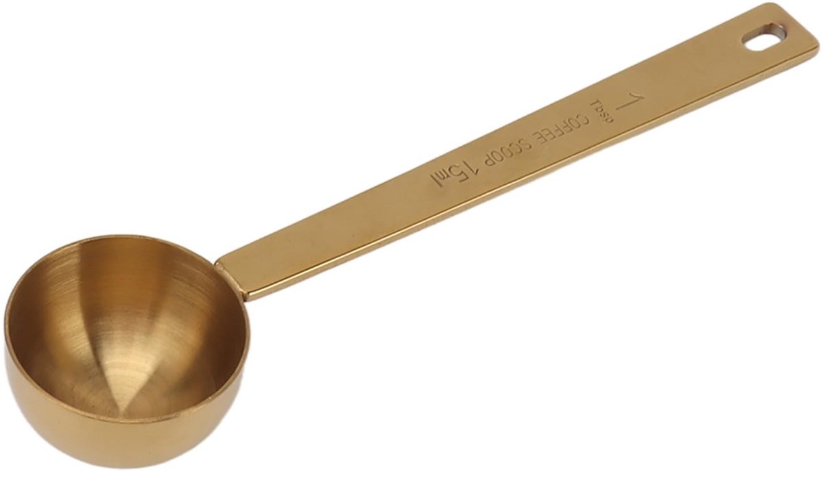 Dailygoods - Roestvrijstalen Koffiemetlepel met Capaciteitsschaal