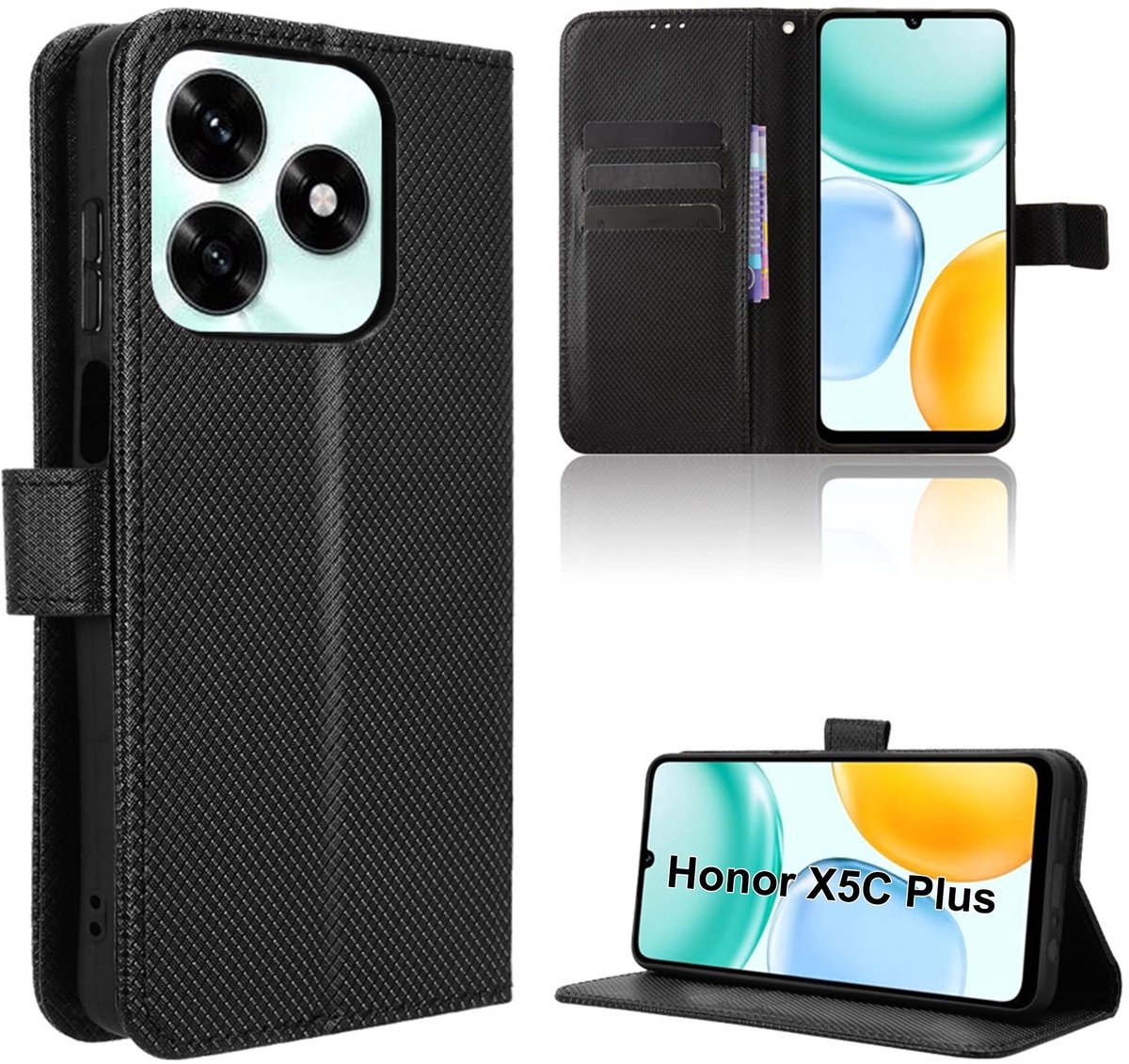 Dailygoods - Schokbestendige Beschermhoes voor Honor X5C Plus
