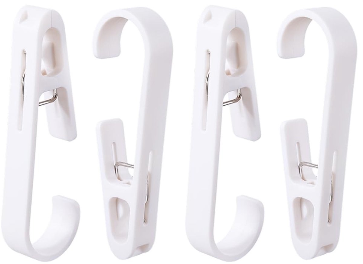 Dailygoods - Multifunctionele Kledinghanger met Clips voor Thuis en Op Reis