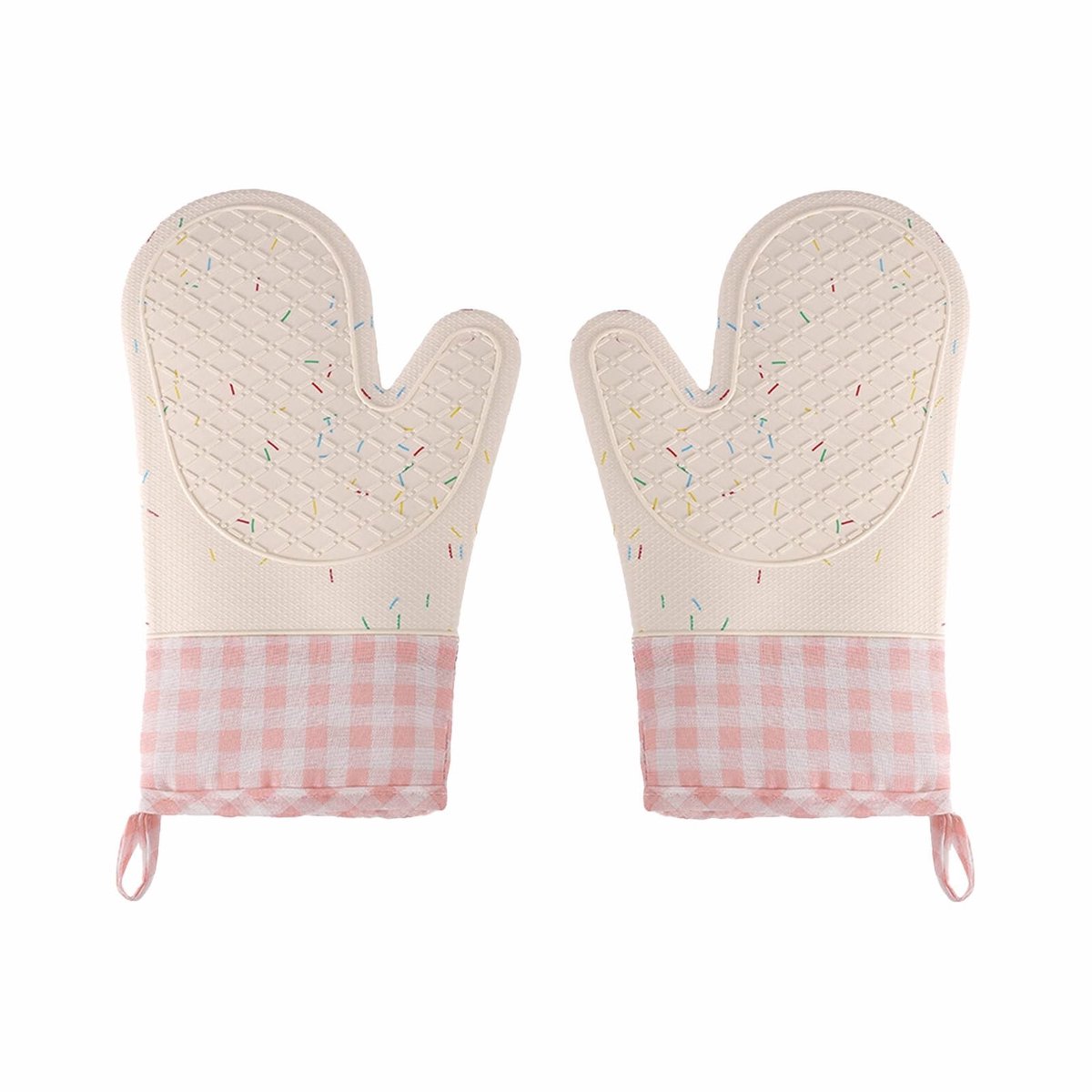 Dailygoods - Antislip Siliconen Ovenhandschoenen, Hittebestendig tot 300 °C, 2 Stuks