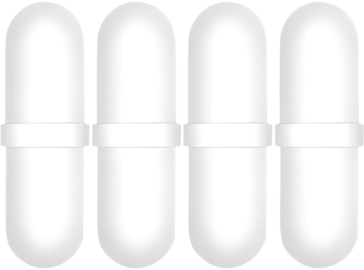 Dailygoods - 4 Stuks Duurzame Magnetische Roerstaafjes voor Laboratoria