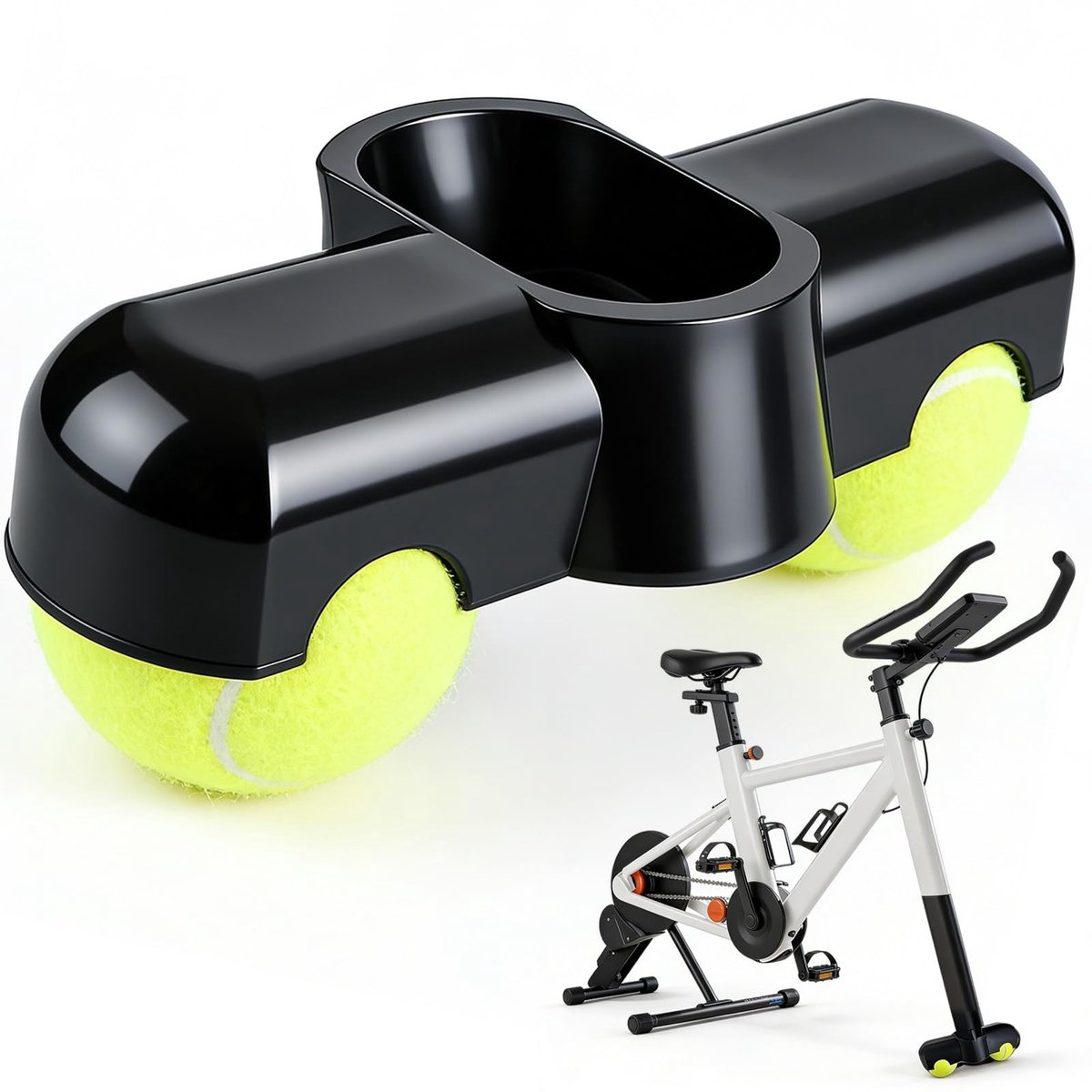 Dailygoods - Draagbare Voetadapter voor Indoor Cycling met Tennisballen