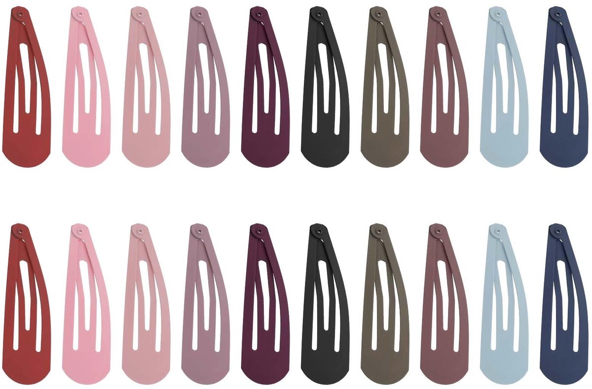 Dailygoods - 20 Stuks Metalen Haarspelden voor Dames, Antislip