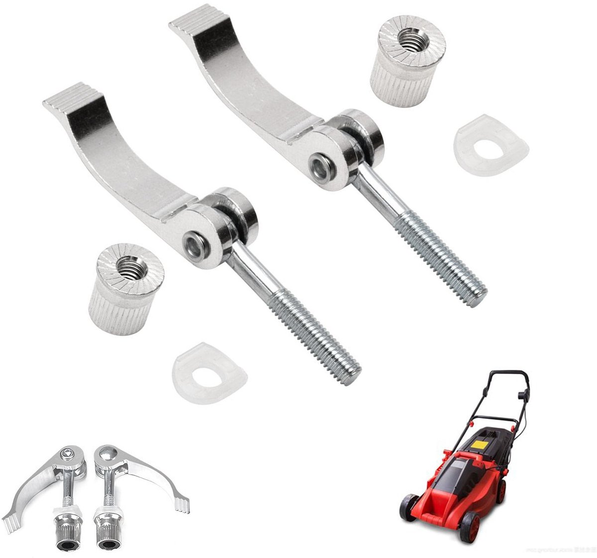 Dailygoods - Cosensi - Dailygoods - 2 Stuks Universele Greepknoppen voor Grasmaaiers