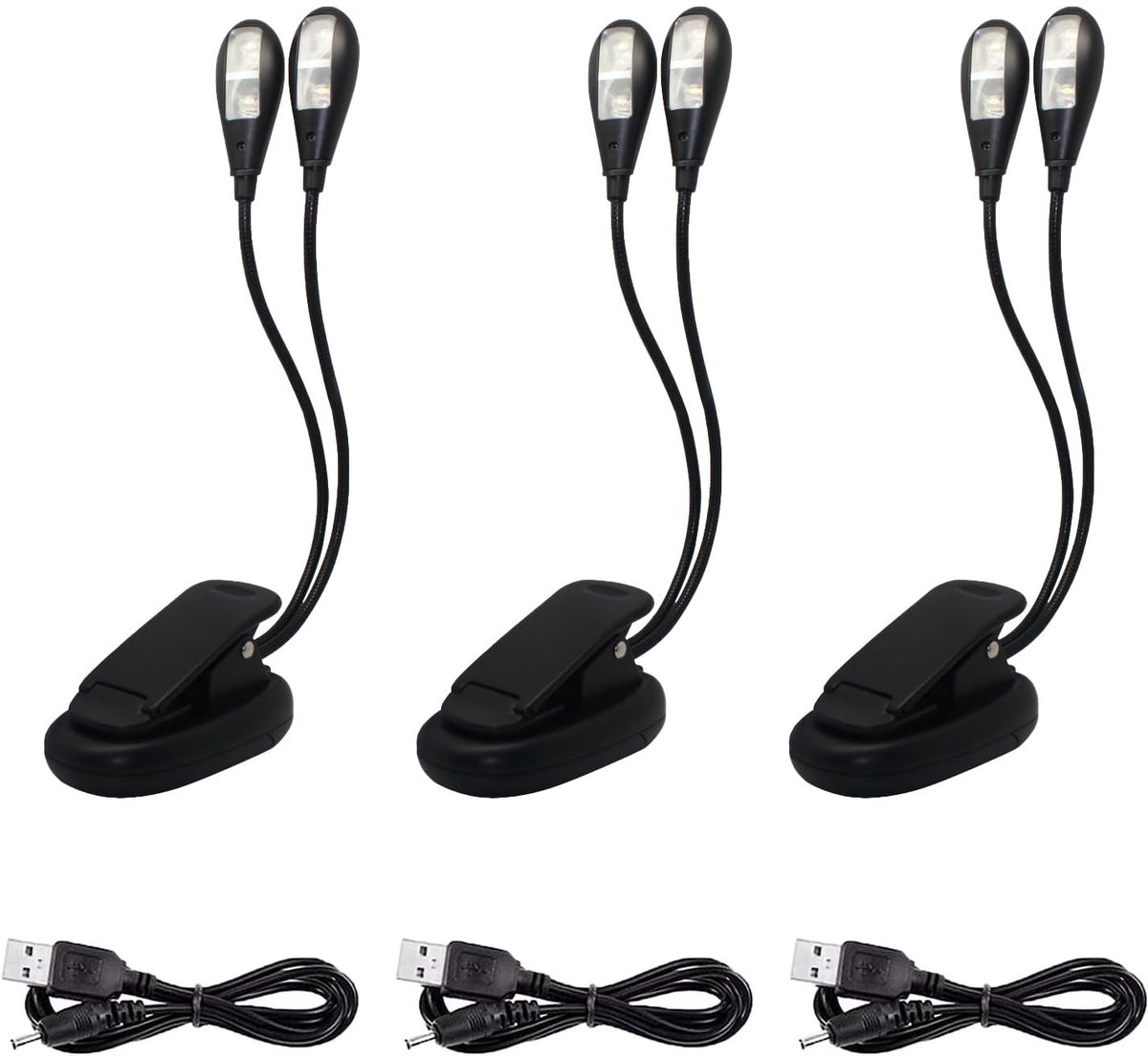 Dailygoods - Muziekstandaard LED Lamp met Instelbare Helderheid