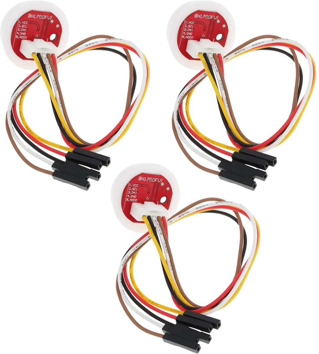Dailygoods - 3 Stuks Digitale Lichtintensiteit Sensor Module
