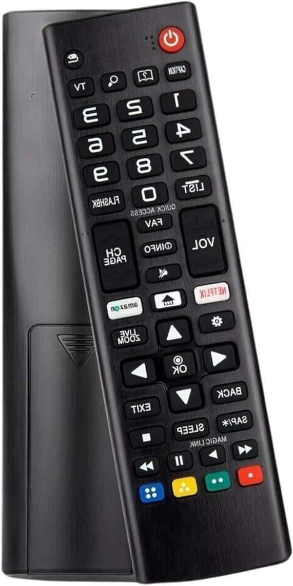 Universele Afstandsbediening - Smart TV Bediening - TV Bediening - Directe Werking - 10 Meter Bereik - Zwart