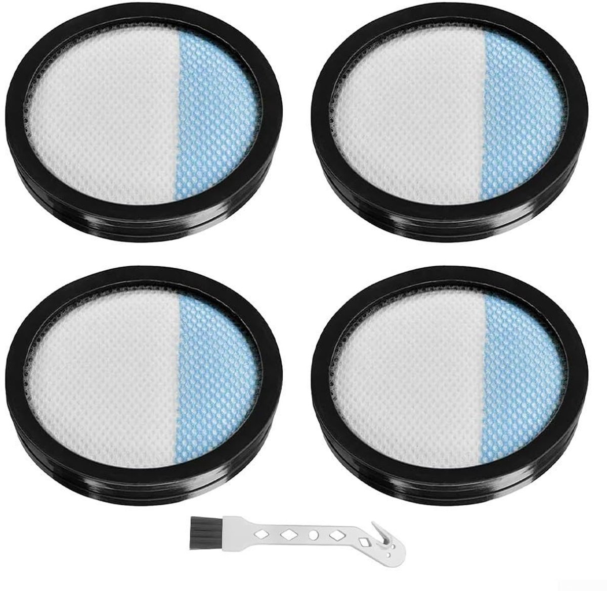 Dailygoods - Dailygoody - Filtervervanging - Hoog rendementfilters - Effectieve luchtfiltratie - 20 x 10 x 5 cm - Geschikt voor Ryobi 18V - PBLSV716K - PBLSV716B
