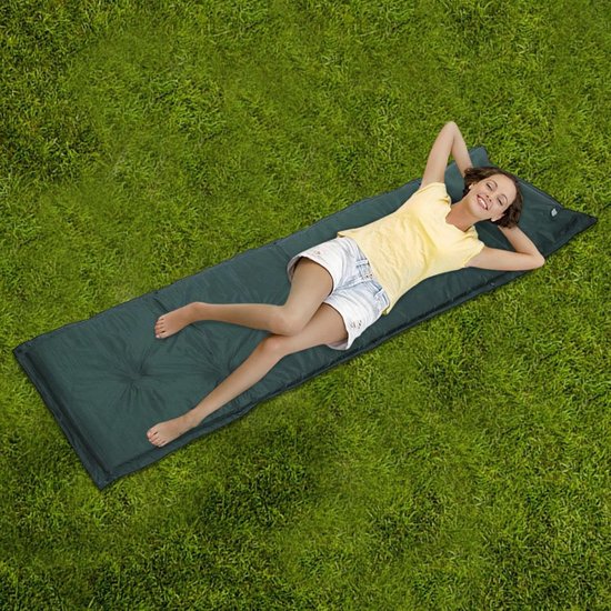 Opblaasbare Slaapmat - Kampeer Mat - Outdoor Avontuur - Ingebouwde Pomp - 953 gram - Blauw — afbeelding 2