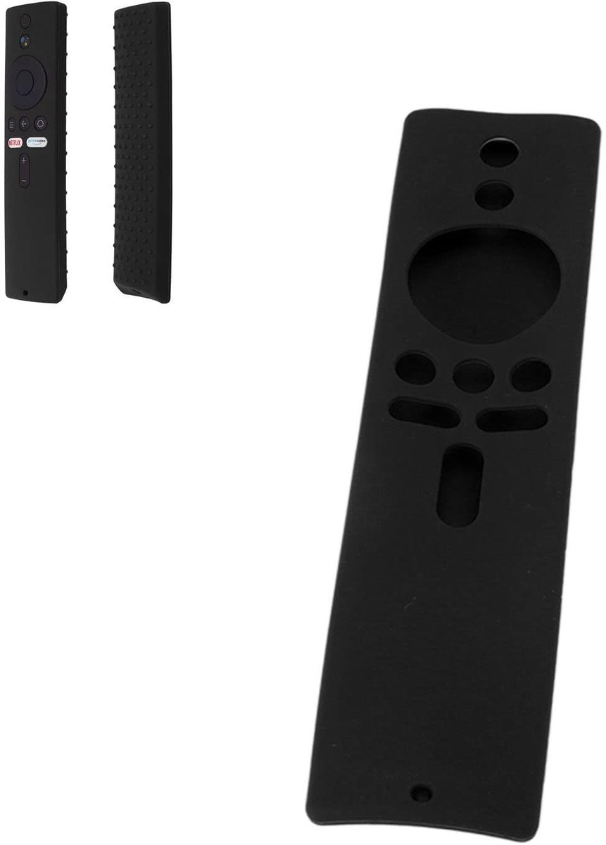 Cosensi - Dailygoods - Antislip Siliconen Beschermhoes voor Afstandsbediening in Zwart