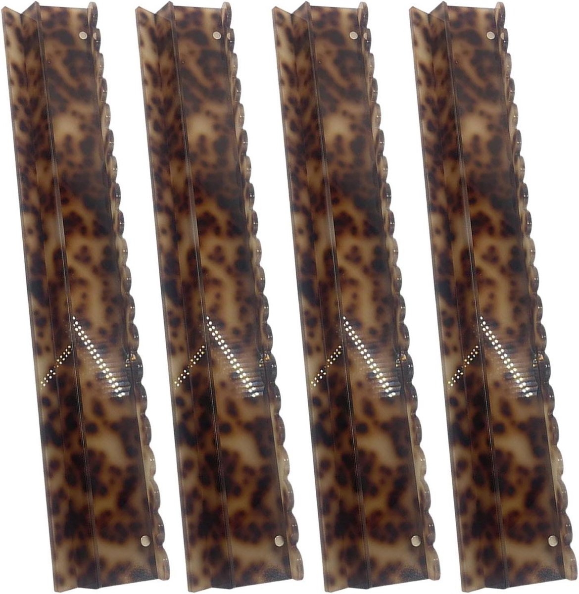 Mahjong Tegelhouders - Spel Accessoires - Spel Organisatie - Magnetische Duwer - 50.8 cm Lengte - Transparant