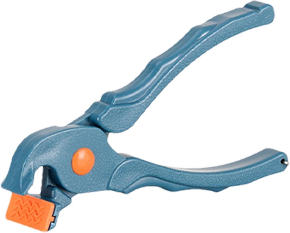 Komtang - Pannengrijper - Warme gerechten pakken - Verstelbare hoek - 18 cm - Blauw