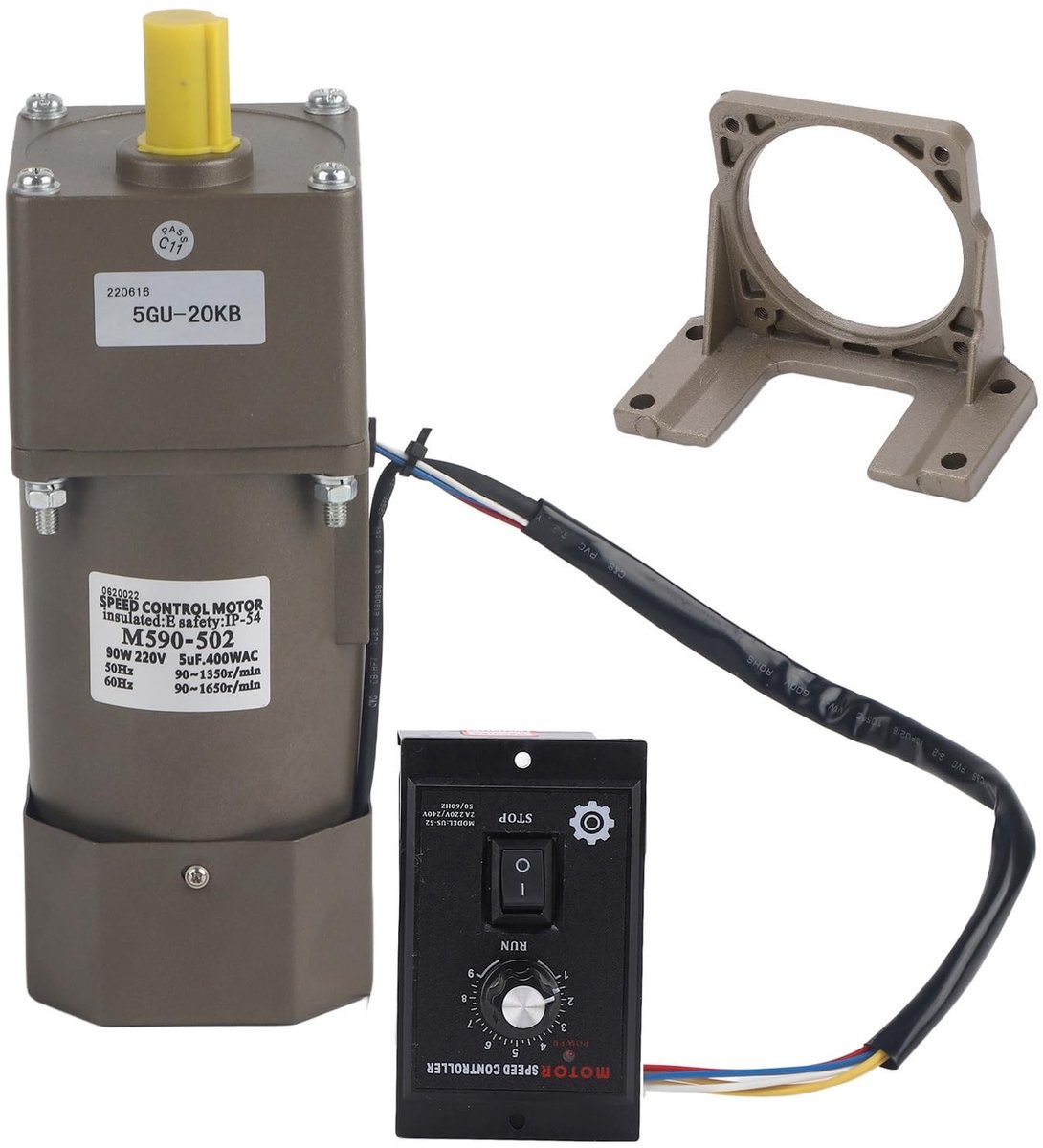 Dailygoods - Dailygoody - Power Motor - 90W Motor met Verstelbare Snelheid - Duurzaam en Krachtig - AC Motor - Ideaal voor diverse toepassingen - Geschikt voor hob...