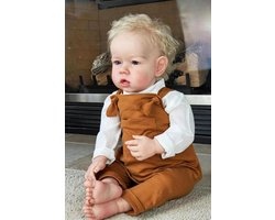 RXDOLL Levensechte Reborn Babypoppen Siliconen Full Body Waterdicht 20 Inch Volledige Siliconen Babypop Anatomisch Correcte Jongen Realistische Babypoppen die er echt uitzien Reborn Poppen