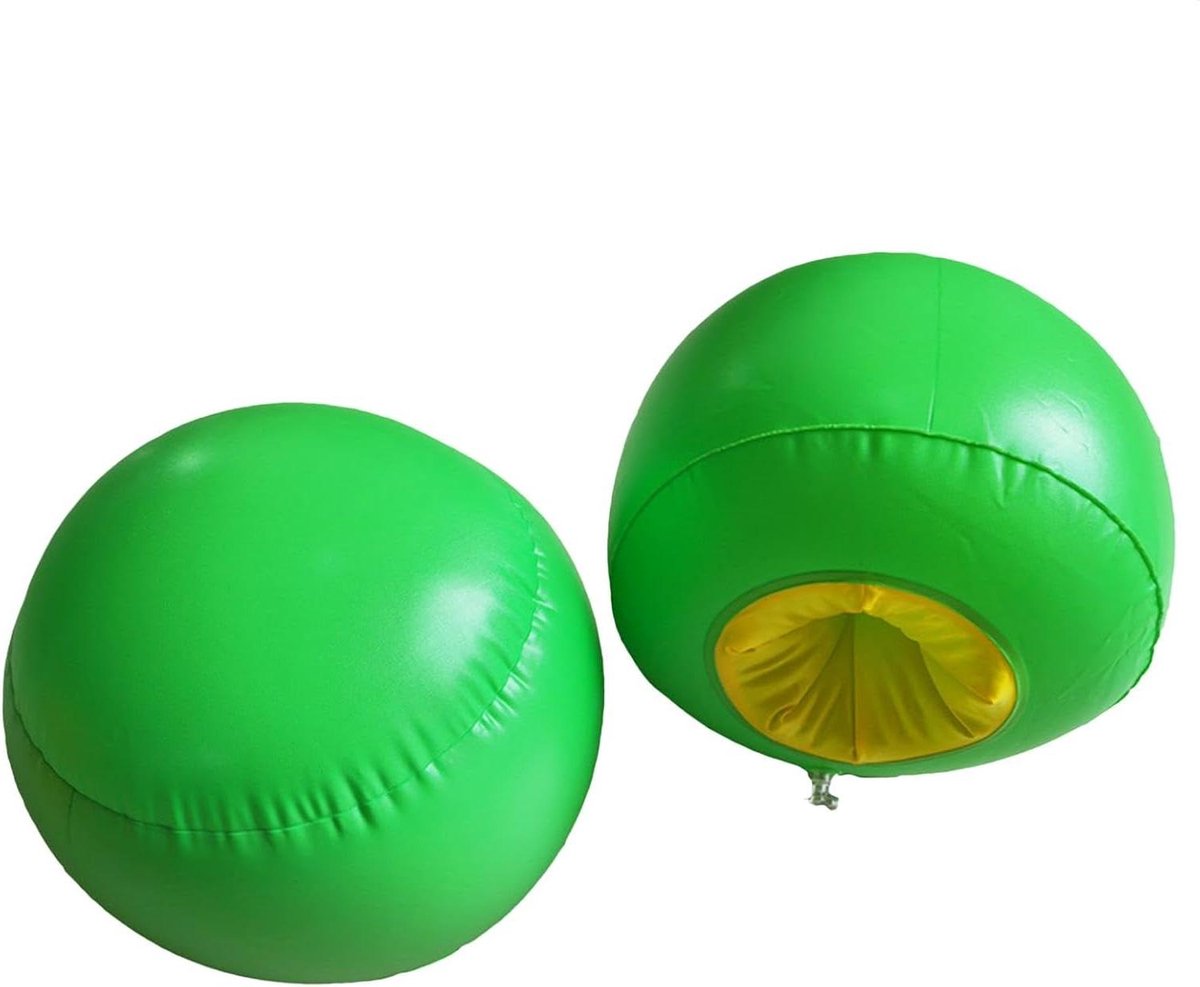Opblaasbare bokshandschoenenset - duurzame PVC-constructie, veilige sparringtrainingsuitrusting, opblaasassortiment inclusief 2 paar rood en zwart. Perfect voor kinderen, volwassenen, binnen en buiten