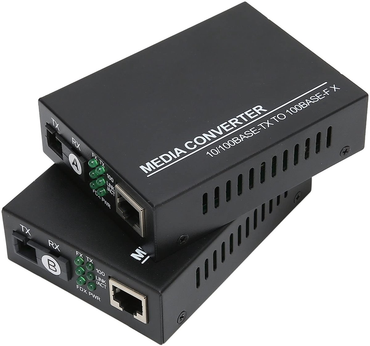 Dailygoods - Ethernet Fiber Media Converter met SC Transceiver tot 25 km