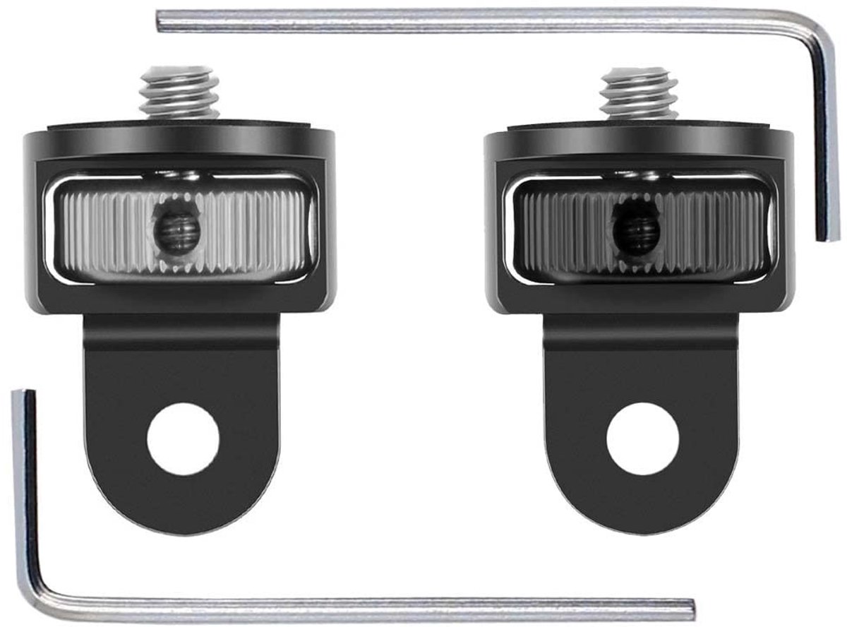 Dailygoods - 2 Stuks 360° Draaibare Statief Mount Adapter voor Camera's