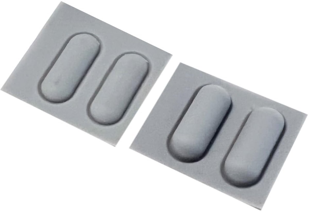 Dailygoods - Rubber Voetjes voor Dell Latitude en Precision Laptops, Grey, Set van 4