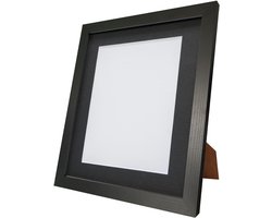 FRAMES BY POST Q7 Fotolijst, Zwarte As met Zwarte Montage, 30 x 24 Afbeeldingsgrootte 24 x 20 Inch, Plastic Glas