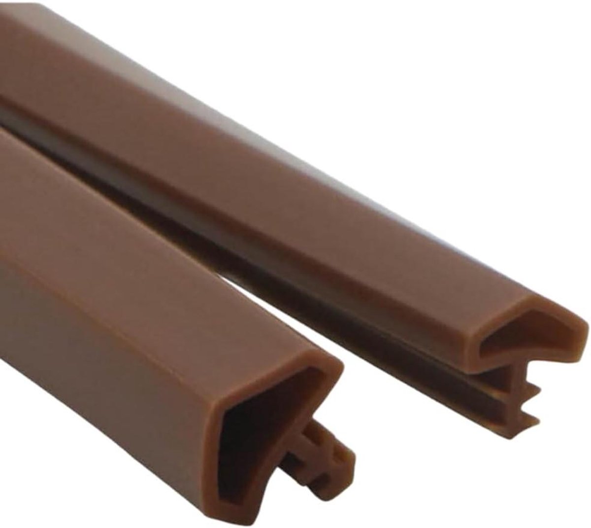 Raamafdichting Deur - Tochtstrip Rubber - Geluidsisolatie - Zelfklevend - 5 Meter - Roodbruin