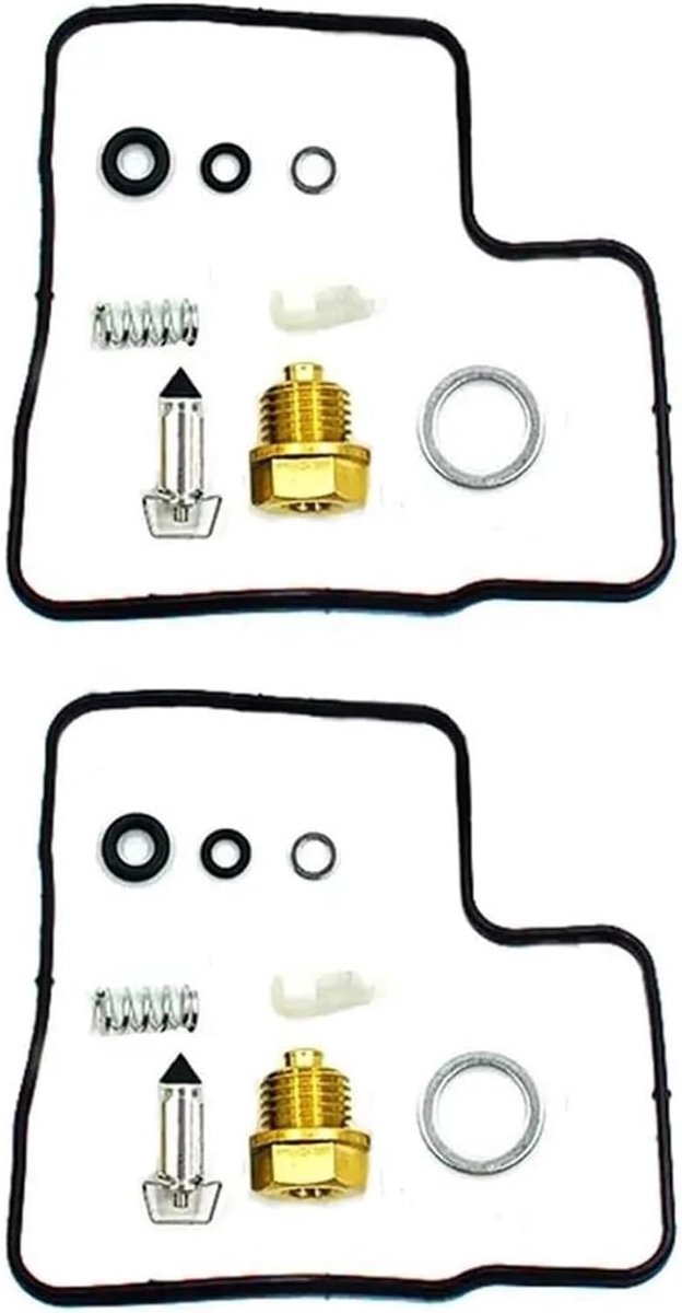 Carburateur reparatieset - Motoronderdelen Kit - Motoronderhoud - Complete revisie - 2 Sets - Niet gespecificeerd — afbeelding 4