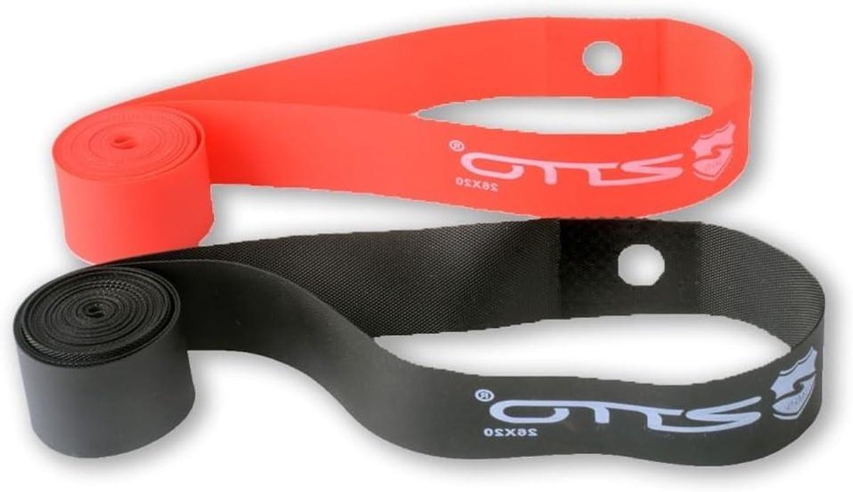 Fiets velglint - Band bescherming - Tubeless setup - Slijtvast materiaal - 10 meter rol - Rood
