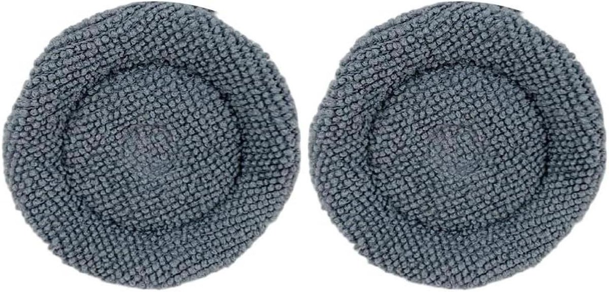 Dweil Doeken - Vervangende Pads - Vloeren Reinigen - Duurzame Microvezel - 2 Stuks - Grijs
