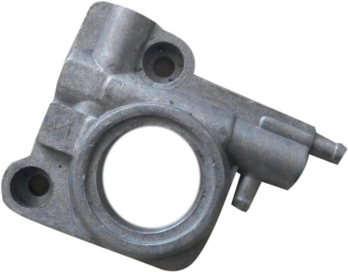 Oliepomp Kettingzaag - Onderdeel Kettingzaag - Onderhoud Motor - Directe Vervanging - 6x5x1 cm - Zilver Grijs