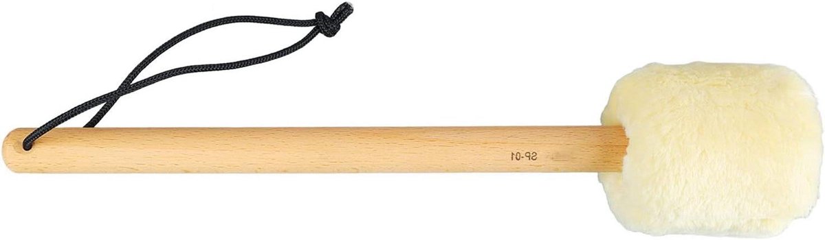 Drum Mallet - Percussiestok - Basdrum Prestaties - Zacht Vilt - 37cm - Beige