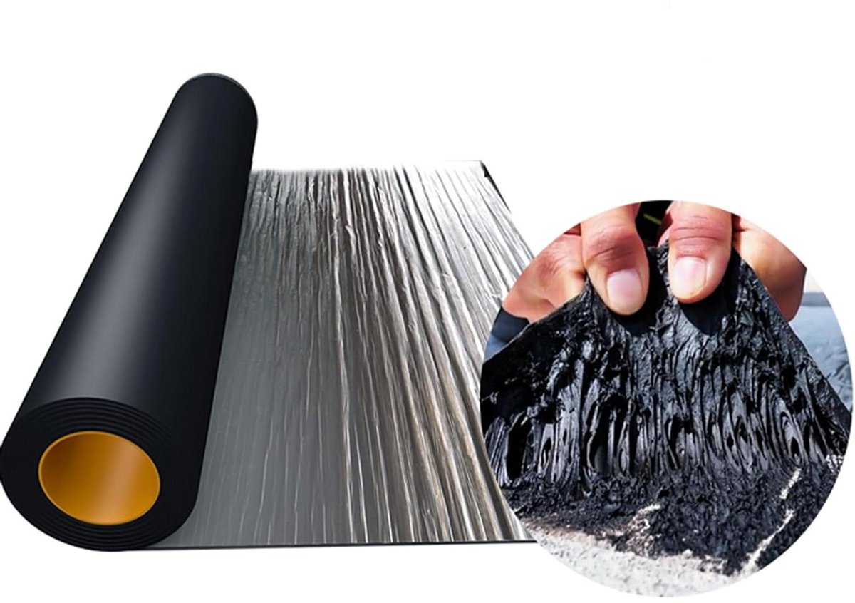 Aluminium Loodrol - Dakbedekkingstape - Dakreparatie - Zelfklevend - 164 x 295 ft - Alumin