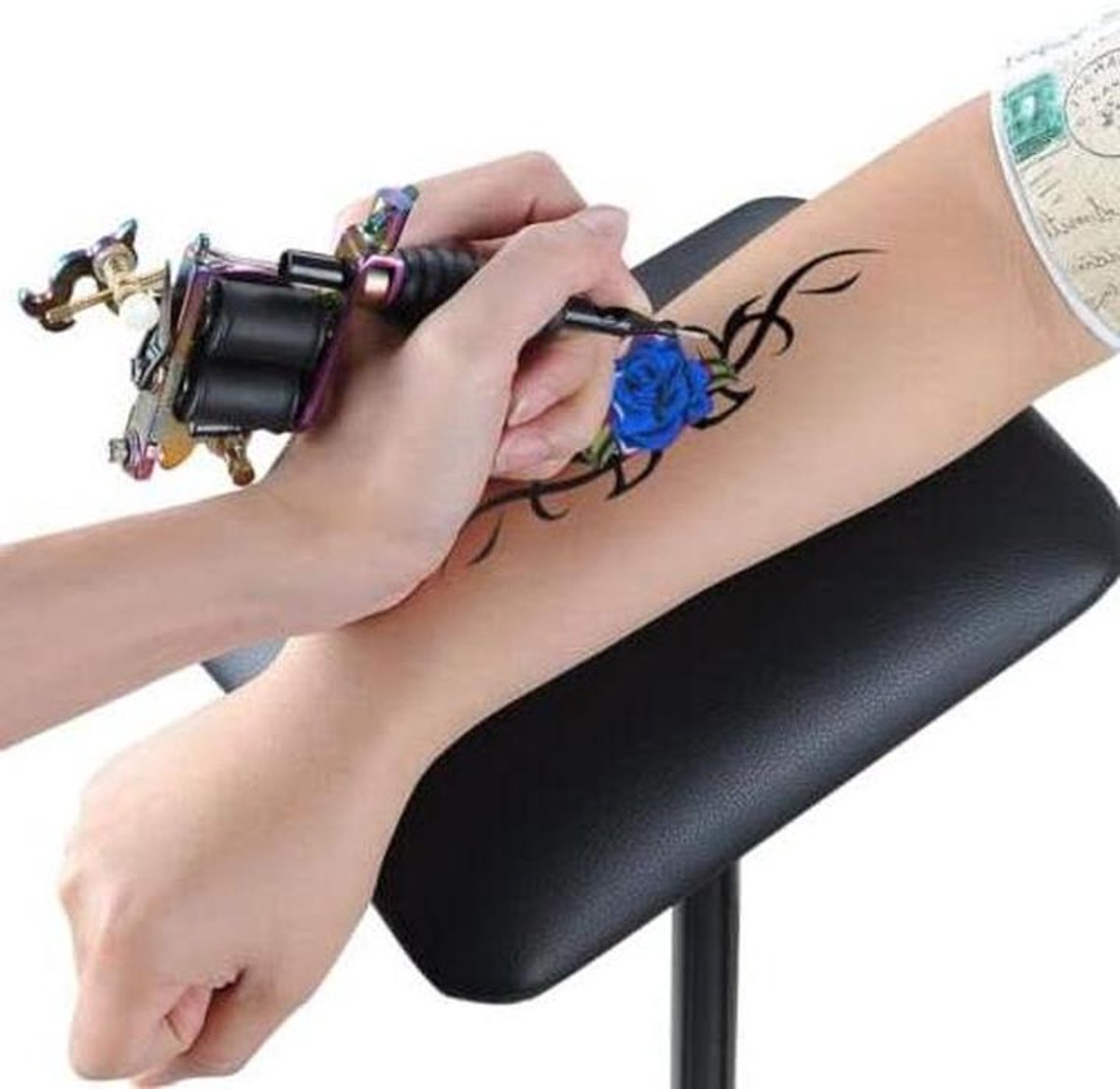 Verstelbare Tatoeage Armsteun en Beensteun - Draagbaar en In Hoogte Aanpasbaar