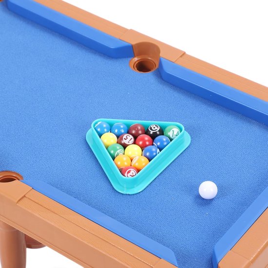 Miniatuur Pooltafel - Tafelspel - Binnen Spelen - Multifunctioneel Ontwerp - 71 x 31 cm - Groen — afbeelding 2