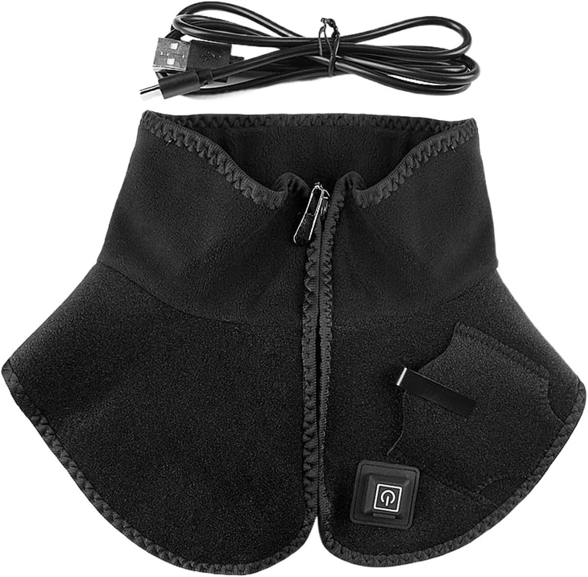 Nekwarmer Elektrisch - Verwarmde Sjaal - Ontspanning Bevorderen - Drie Warmtestanden - 625 cm - Grijs