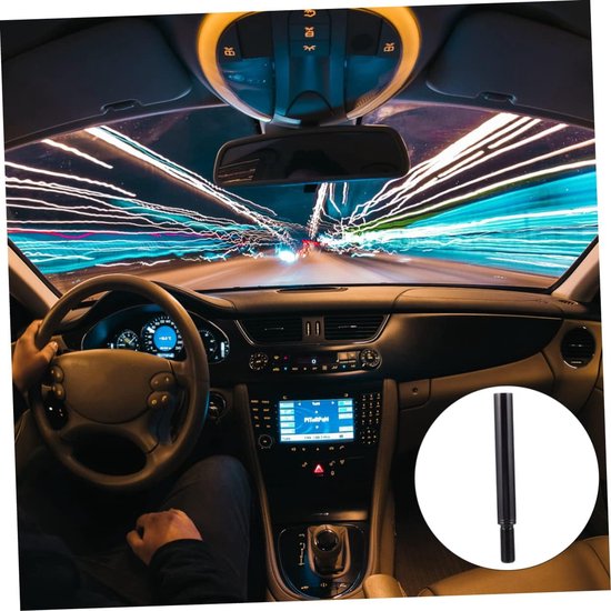 Schakelpook Verlenger - Hendel Verlengstuk - Auto Rijervaring - Aluminium Profiel - 10.6 cm Lengte - Zwart — afbeelding 2