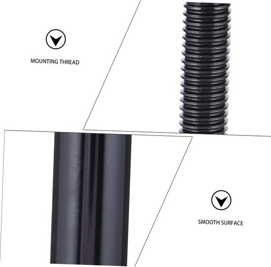 Schakelpook Verlenger - Hendel Verlengstuk - Auto Rijervaring - Aluminium Profiel - 10.6 cm Lengte - Zwart — afbeelding 4