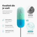 Vergelijking van een gewone plumeau met een verbeterde BOTC plumeau met upgrade siliconen dop.