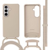 imoshion Hoesje - Geschikt voor Samsung Galaxy S26 - Color Backcover met afneembaar koord Magnetische Ring - Nude
