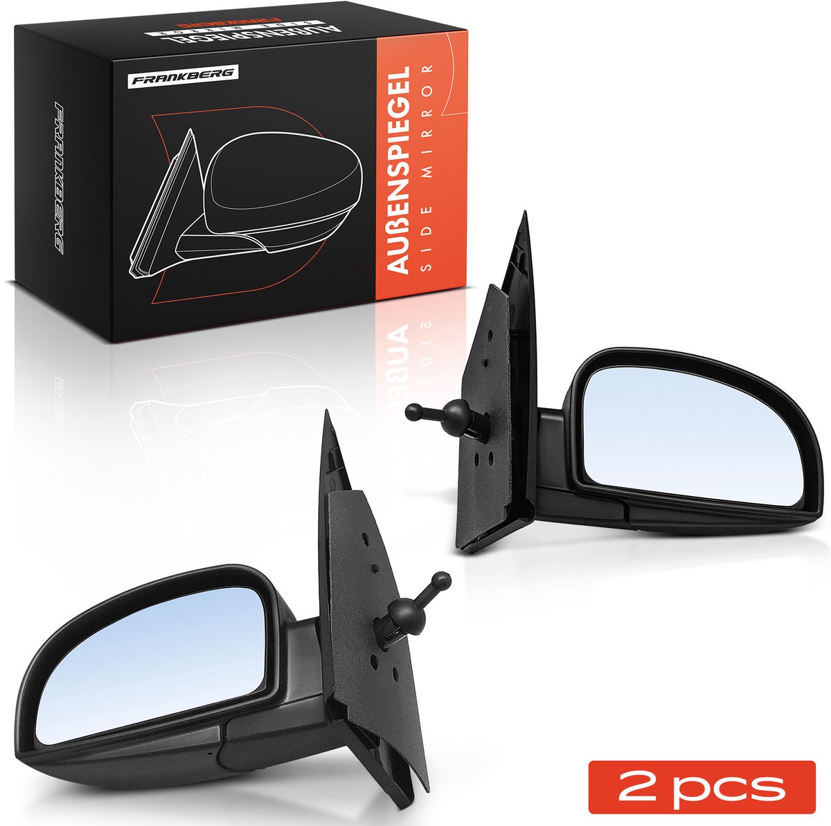 Frankberg 2x buitenspiegel links/rechts voor Hyundai Getz 2001-2006