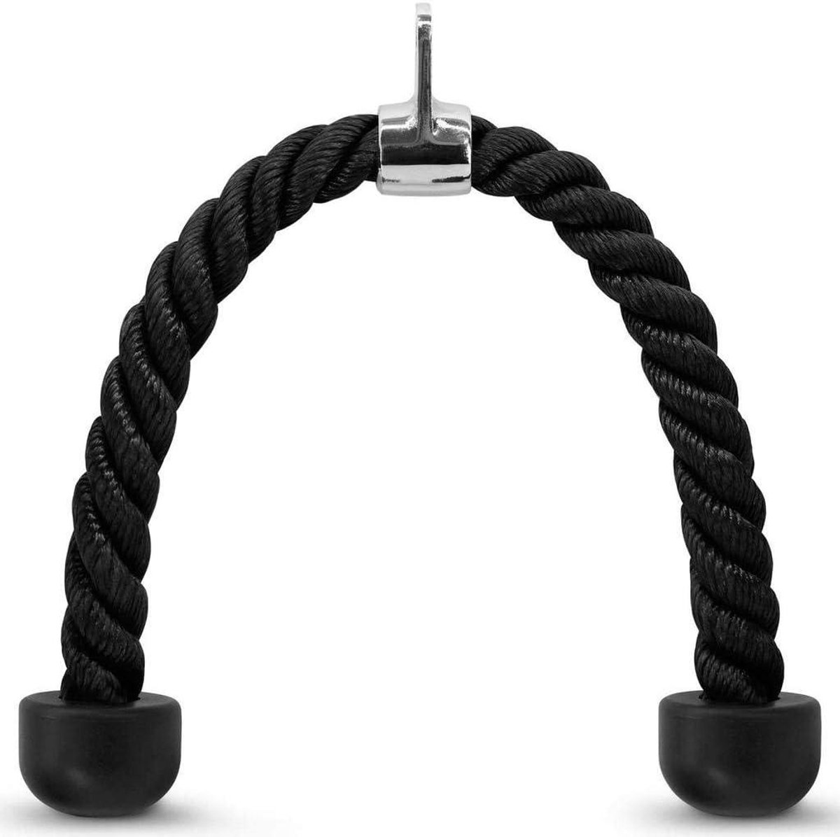 Kabelhouder Fitness - Accessoire Krachttraining - Thuis Sporten - Verchroomd Materiaal - 50.8 cm Staaf - Zilver